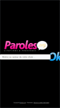 Mobile Screenshot of paroles.org